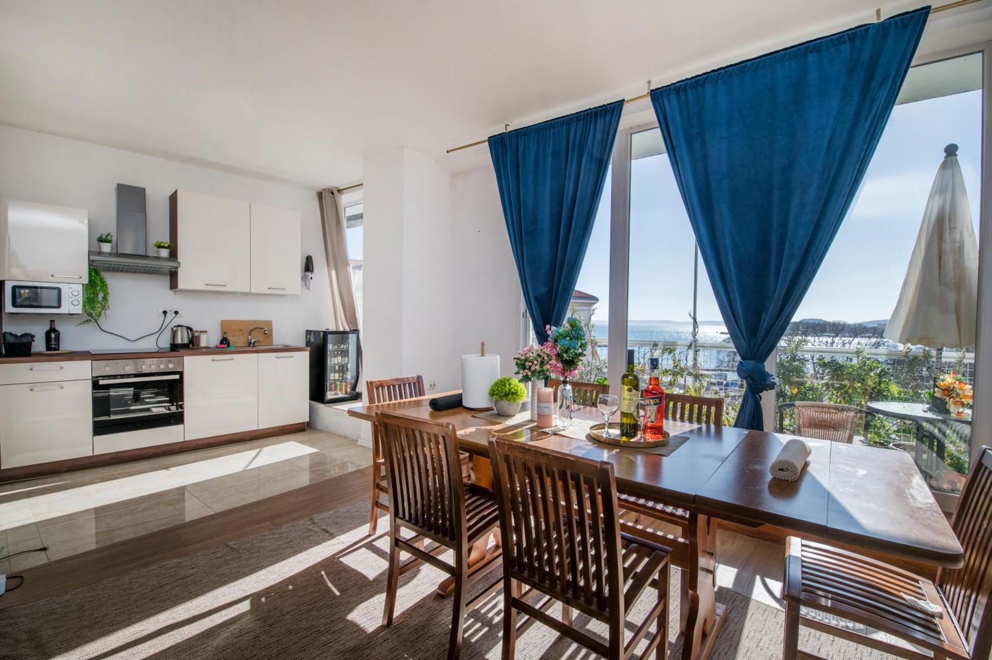 Split Sea View Centar Xxl Apartment Luaran gambar